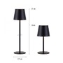 Na stůl - LD 19251-18 BOTERIA LED lampička na láhev, nabíjecí, s přídavnou nohou, černá 3000K - JUST LIGHT - foto 6