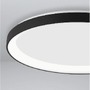 Kruhová - NV 9853676 Stropní svítidlo PERTINO černý hliník a akryl LED 48W 230V 3000K IP20 stmívatelné - NOVA LUCE - foto 6