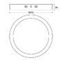 Kruhová - PH 8719514328679 LED Stropní přisazené svítidlo Philips Magneos 8719514328679 12W 1200lm 2700K IP20 21cm kulaté bílé - PHILIPS (929002661031) - foto 6