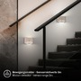 Nepřímé osvětlení - BRI 3878011 Chat nástěnné svítidlo - 3W, 270lm, bezdrátová, LED, s pohybovým čidlem, béžová - BRILONER - foto 6