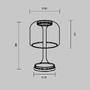 Stolní lampy dekorační - M MOD286TL-L8W3K Stolní lampa Spirito 3000K 13W MOD286TL-L8W3K - MAYTONI - foto 6