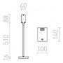 Stolní lampy pracovní - RED R12940 FRISCO T stolní černá 230V LED 4.2W 120° 3000K - RED - DESIGN RENDL - foto 6