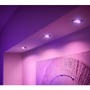 Kruhová - PH 8720169319035 Hue WACA Centura podhledové LED svítidlo GU10 5,7W 350lm 2000-6500K RGB IP20 kulaté, bílé - PHILIPS - foto 6