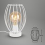 Stolní lampy dekorační - BRILO 7026-016 Stolní lampa, 25,6 cm, max. 25 W, bílé - BRILO - foto 6