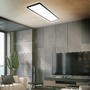 Hranatá - BRILO 7402-415 Ultraplochý LED panel s přímým a nepřímým osvětlením, 29,3 cm, LED, 22 W, 3000 lm, černá - BRILO - foto 6