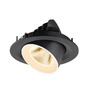 Kruhová - LA 1009542 NUMINOS® GIMBLE M Stropní vestavné svítidlo, 2700 K, 20°, černé / bílé - BIG WHITE (SLV) - foto 6