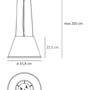 Kónická - AR 1123110A Choose závěsné - bílá - ARTEMIDE - foto 6