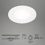 Kruhová - BRI 7125-416 LED vestavné svítidlo pr. 8,6 cm 3W bílé - BRILONER - foto 6
