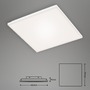 Hranatá - BRILO 7378-116 Bezrámečkový LED panel, 45 cm, 2800 lm, 24 W, bílé - BRILO - foto 6