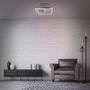Hranatá - BRI 3118018 LED rám 35,8 cm 12W 1300lm chrom (starý kód: BRI 3118-018) - BRILONER - foto 6