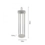 Dekorační - LD 19301-40 ANSELM LED stolní lampa na baterie mobilní 50cm dotykový stmívač IP44 zahradní svítidlo 2700K - JUST LIGHT - foto 6