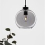 Koule - NV 9241130 Závěsné svítidlo PALMER kouřové sklo černý kabel černá kovová základna E27 1x12W 230V IP20 bez žárovky - NOVA LUCE - foto 6