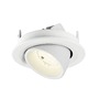Kruhová - LA 1009431 NUMINOS® GIMBLE S Stropní vestavné svítidlo, 4000 K, 55°, IP20, kulaté, bílé - BIG WHITE (SLV) - foto 6