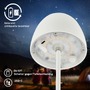 Stolní lampy dekorační - BRILO 7504016 Serina Mini LED stolní lampička bezdrátová IP44, stmívatelné, s nabíjecí základnou, bílé - BRILO - foto 6