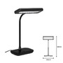 Stolní lampy pracovní - BRILO 7488-015 LED stolní lampa, 44 cm, 7,5 W, černá - BRILO - foto 6