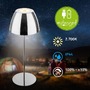 Stolní lampy dekorační - BRILO 7522118 Serina LED bezdrátová stolní lampička IP44, stmívatelná, dotykový vypínač, chrom - BRILO - foto 6