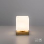 Stolní lampy dekorační - PN 4036-60 DADOA LED stolní lampa mosaz, tvar kostky, dotykový stmívač, nadčasový design 3000K - PAUL NEUHAUS - foto 6
