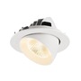 Kruhová - LA 1009716 NUMINOS® GIMBLE L Stropní vestavné svítidlo, 2700 K, 40°, IP20, kulaté, bílé - BIG WHITE (SLV) - foto 6