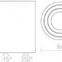 Downlight - RED R12044 MOMA náklopná bílá 230V GU10 35W - RED - DESIGN RENDL - foto 6