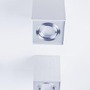Downlight - AZZ AZ0991 Stropní bodové přisazené svítidlo Azzardo Eloy 1 aluminium AZ0991 GU10 1x50W IP20 9,5cm hranaté hliníkové - AZZARDO - foto 6