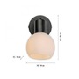 Bodová - LD 12150-18 LOKI LED nástěnné a stropní svítidlo 1 ramenné černé otočný spot 3000K - JUST LIGHT - foto 6