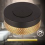 Stolní lampy dekorační - BRILO 7576015 Booha stolní lampa - 2,5W, 300lm, bezdrátová, IP44, LED, stmívatelná, teplá bílá, černá/zlatá - BRILO - foto 6
