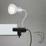 Stolní lampy s klipem - BRI 2989016P Flexibilní svítidlo se svorkou 34 cm 1xGU10 3W 250lm titan-bílé (starý kód: BRI 2989-016P) - BRILONER - foto 6