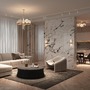 Dekorativní - M MOD174PL-06G Závěsné svítidlo Frame E14 6x60W zlatá kov křišťálový design - MAYTONI - foto 6