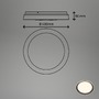 Kruhová - BRILO 3852015 Ijus LED stropní svítidlo, svítíci hrana, antracit - BRILO - foto 6