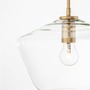 Kónická - NV 9426733 Závěsné svítidlo PRISMA čiré sklo zlatý kov E27 1x12W 230V IP20 bez žárovky - NOVA LUCE - foto 6