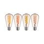 E27 - P 29164 Filament 230V Smart Home Zigbee 3.0 LED žárovka ST64 E27 3x6,3W RGBW+ stmívatelné zlatá - PAULMANN - foto 6