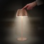 Stolní lampy dekorační - BRILO 7553013 Nabíjecí stolní lampa Riffle - 36,5 cm, 2W, 200lm, IP44, bezdrátová, LED, stmívatelná, dotykový vypínač, měď - BRILO - foto 6