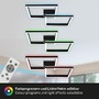 Hranatá - BRILO 3753-015 RGB CCT LED stropní svítidlo, 64 cm, 40 W, 3600 lm, černá - BRILO - foto 6
