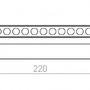 Lištové VEGA 24V - RED R14324 OXANA 22 pro systém VEGA/WAVE černá 24V LED 12W 24° 3000K 4000K 6500K - RED - DESIGN RENDL - foto 6