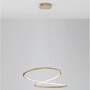 Kruhová - NV 9248109 Závěsné svítidlo GIRISH zlatá nerez ocel a akryl LED 40W 230V 3000K IP20 stmívatelné - NOVA LUCE - foto 6