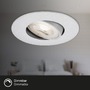 Kruhová - BRI 7048-034 3ks sada LED vestavné svítidlo, pr. 9 cm, nastavitelné, 5 W, matný chrom - BRILONER - foto 6