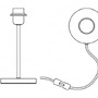 Stolní lampy dekorační - RED R11990 NYC stolní podstavec chrom 230V E27 42W - RED - DESIGN RENDL - foto 6