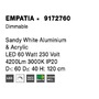 Kruhová - NV 9172760 Závěsné svítidlo EMPATIA bílý hliník a akryl LED 108W 230V 3000K IP20 stmívatelné - NOVA LUCE - foto 6