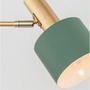 Stolní lampy dekorační - NV 9426652 Stolní lampa PAZ zlatý kov mentolové kovové stínidlo bílá základna E27 1x12W 230V IP20 bez žárovky - NOVA LUCE - foto 6