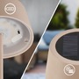 Stolní lampy dekorační - BRILO 7572011 Awia stolní lampička - 2W, 160lm, nabíjecí, LED, stmívatelné, dotykový vypínač, CCT, béžová - BRILO - foto 6