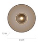 Kruhová - PN 6094-97 LED stropní svítidlo Pure Moon stmívatelné 2700K bronz / tmavý amber - PAUL NEUHAUS - foto 6