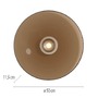 Kruhová - PN 6095-97 LED stropní svítidlo Pure Moon stmívatelné 2700K bronz / tmavý amber - PAUL NEUHAUS - foto 6