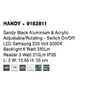 Nepřímé osvětlení - NV 9182811 Nástěnné svítidlo HANDY bílý hliník a akryl nastavitelné/rotační - vypínač na těle LED Samsung 230V 3000K osvětlení 6W čtecí lampička 3W IP20 - NOVA LUCE - foto 6