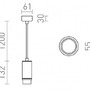 Subtilní - RED R13778 OPTIMUS závěsná černá 230V LED GU10 9W 10 50° - RED - DESIGN RENDL - foto 6