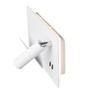 Bodová - LA 1003457 SOMNILA SPOT vnitřní nástěnné svítidlo LED 3000K, bílá, verze vlevo vč. USB přípojky - BIG WHITE (SLV) - foto 6