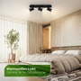Bodová - BRILO 2840035 Isil A LED stropní bodové svítidlo, energetická třída A, 3-ramenné, 50.000h životnost, nastavitelné, černé - BRILO - foto 6