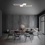 Hranatá - BRILO 3531-018 CCT LED stropní svítidlo, 120 cm,50 W, hliník-chrom - BRILO - foto 6