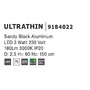 Subtilní - NV 9184022 Závěsné svítidlo ULTRATHIN černý hliník LED 3W 230V 3000K IP20 - NOVA LUCE - foto 6