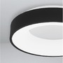 Kruhová - NV 9353831 Stropní svítidlo RANDO THIN černý hliník a akryl LED 30W 230V 3000K IP20 stmívatelné - NOVA LUCE - foto 6