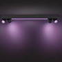 Bodová - PH 8720169318557 Hue 50607/30/P7 Hue WACA Centris stropní LED svítidlo 1x40W+GU10 4x5,7W 4200lm 2000-6500K RGB IP20 černá - PHILIPS - foto 6
